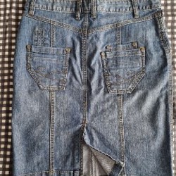 Джинсовая юбка - фото 2