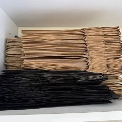 Крафтовые бумажные пакеты для подарков - фото 3