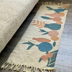 Циновка ковер с вазами - фото 2