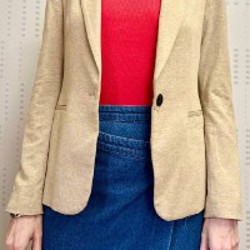 Пальто синее Desigual - фото 10