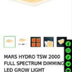 Лампа Mars Hydro TSW 2000 300w - фото 1