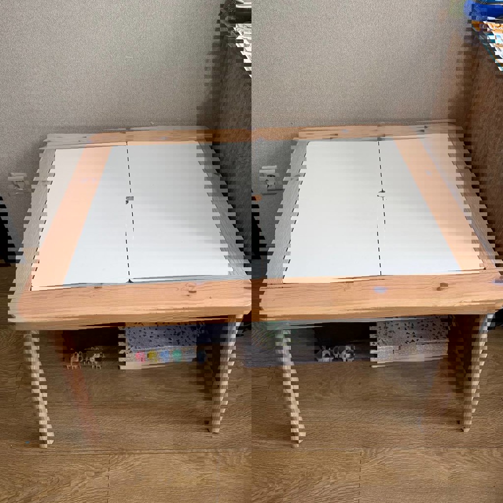 Детский сенсорный деревянный стол Flisat