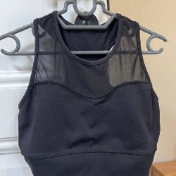 Черный спортивный с сеткой - фото 1