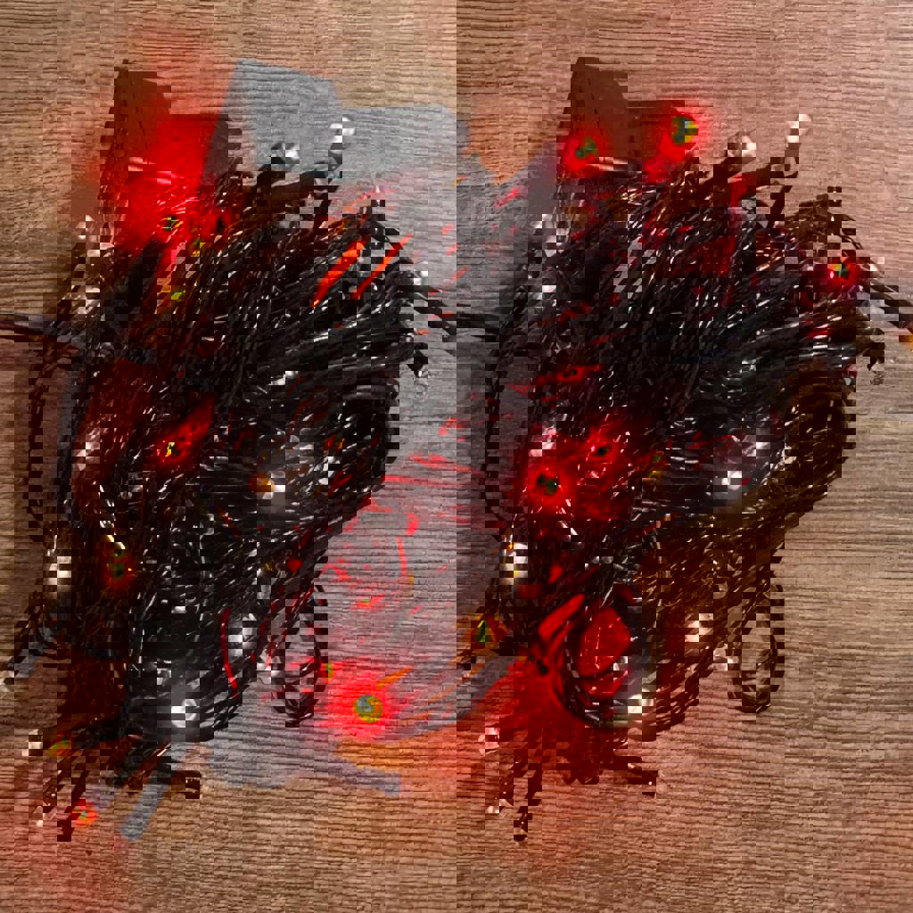 Гирлянда с цветными огнями