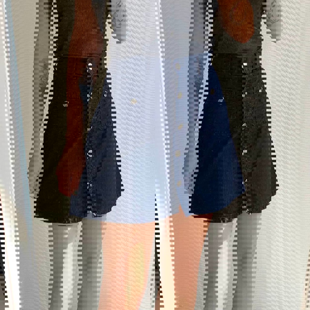 Юбка на пуговицах