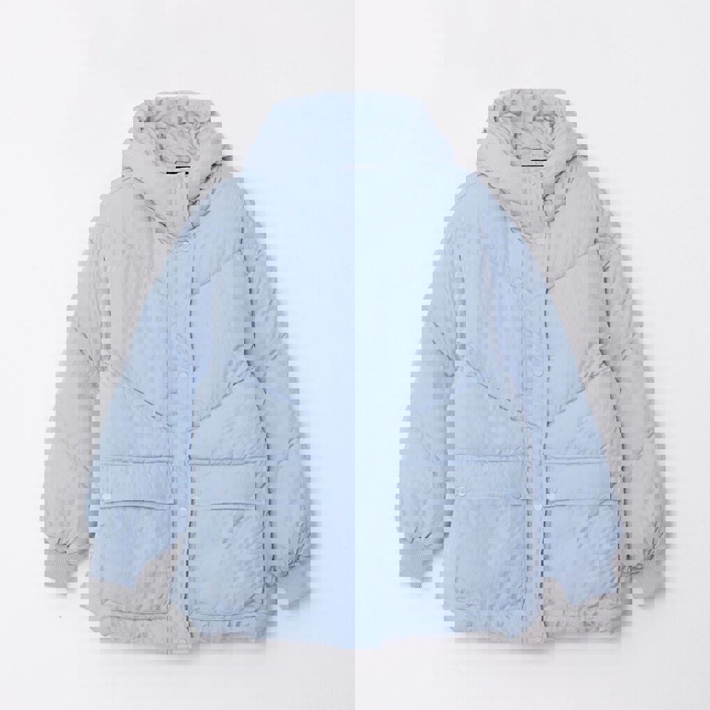 Голубая куртка