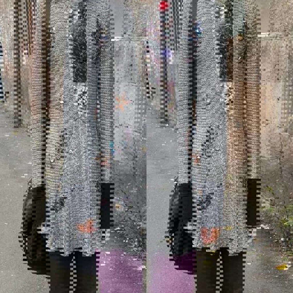 Тёплый шерстяной жакет