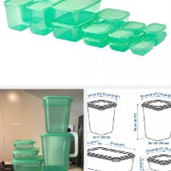 Контейнеры с крышками (3 шт.) - фото 2