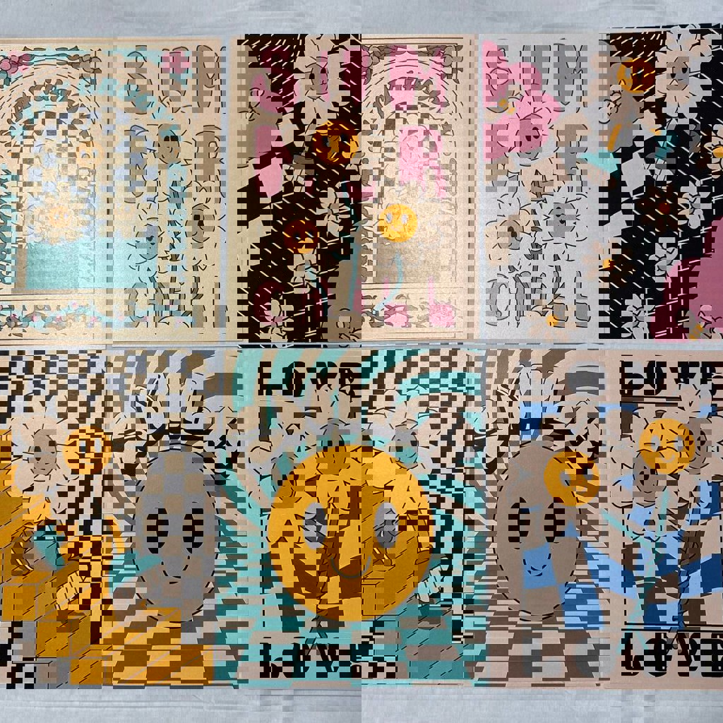 Набор картонных плакатов