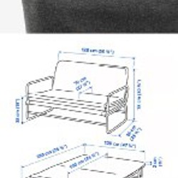 Диван раскладушка Икеа hammarn - фото 1