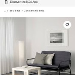 Диван раскладушка Икеа hammarn - фото 3