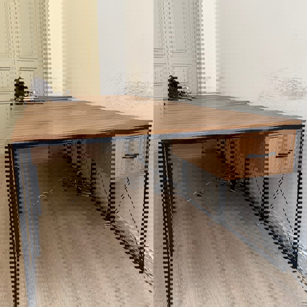 Офисный стол со шкафчиком