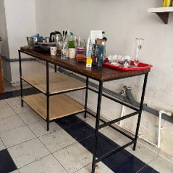 Деревянный стол ручной сборки на 8 человек - фото 10