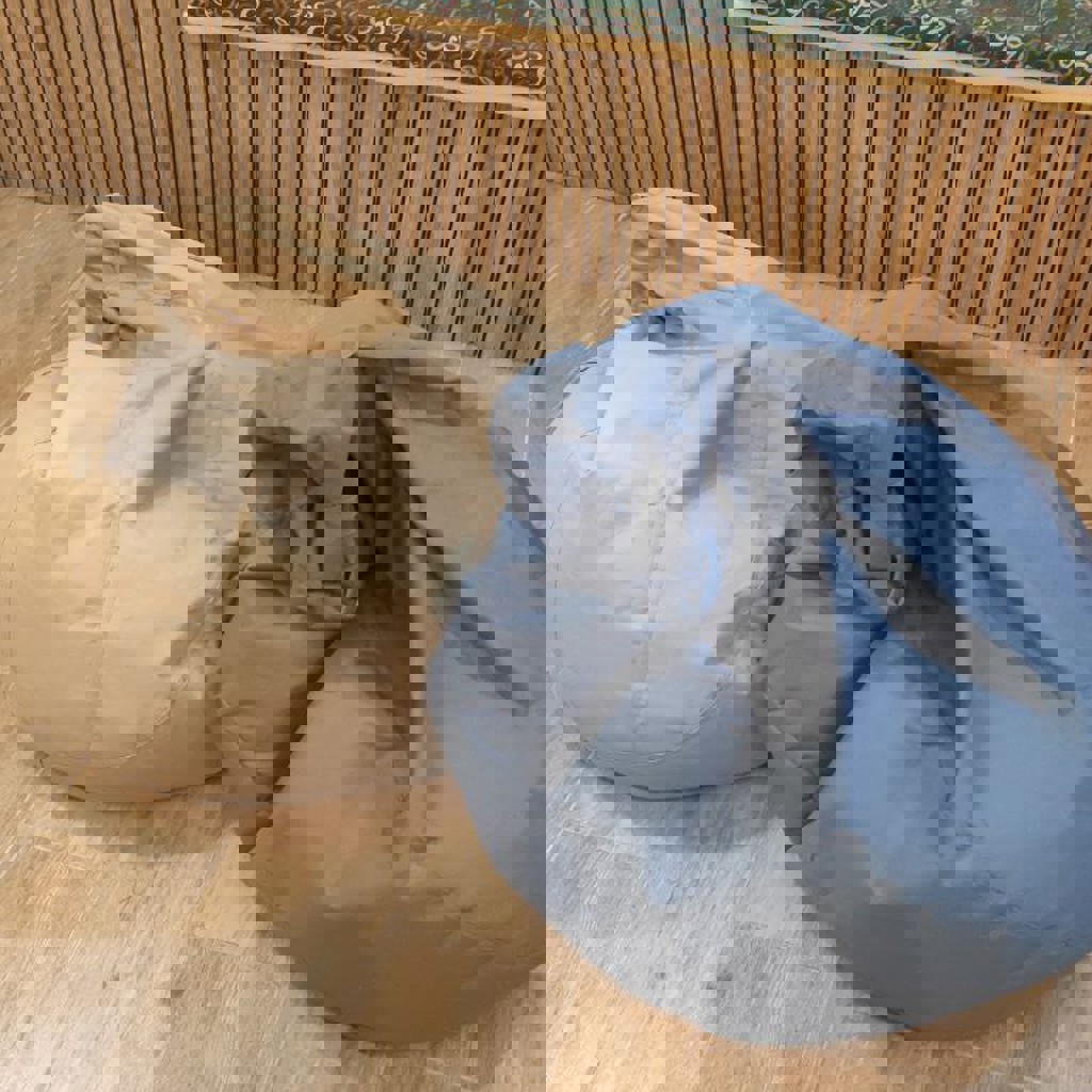 Пуф (бинбэг) бежевый