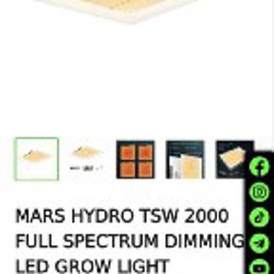 Лампа Mars Hydro TSW2000 - фото 1