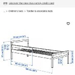 Детская кровать IKEA Sniglar - фото 7
