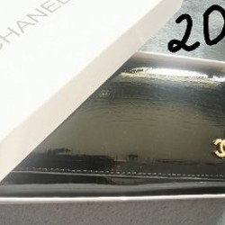 Кошелёк чёрный лак - фото 4