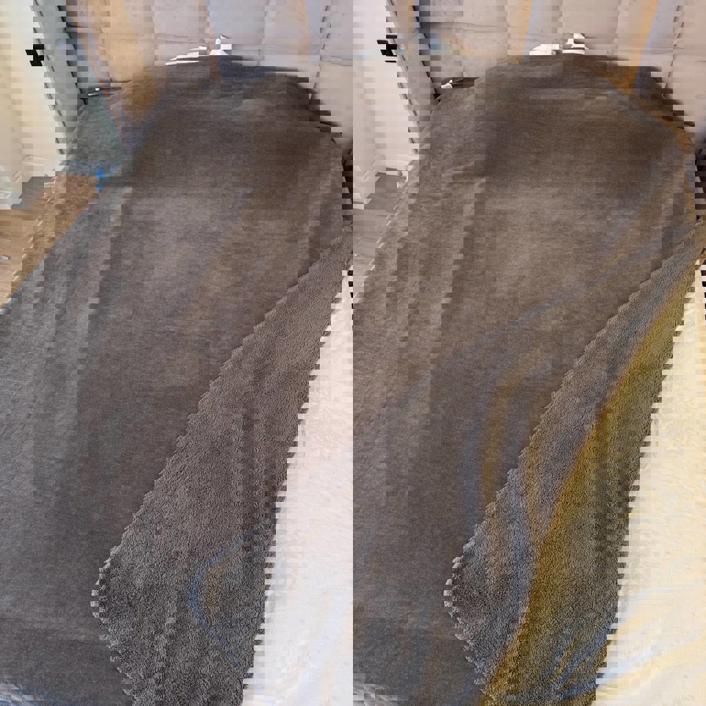 Плед коричневый