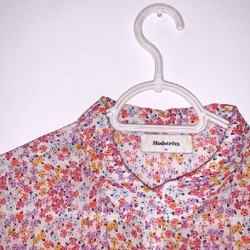 Блузка в цветочек - фото 3