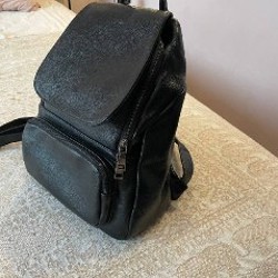 Кожаный рюкзак/сумка - фото 4