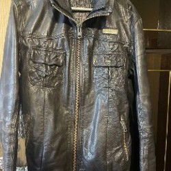 Кожа куртка Superdry - фото 3