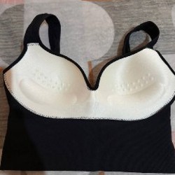 Черный топ с чашками пушап - фото 3