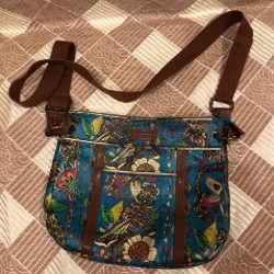 Сумочка голубая - фото 5