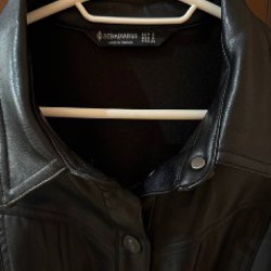 Платье из кожзама - фото 4