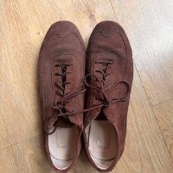 Замшевые кеды в стиле ретро - фото 3