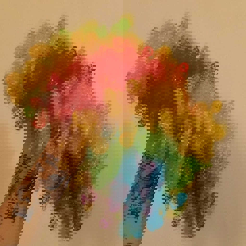 Парик клоунский