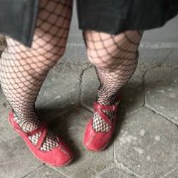 Кожаные плоские туфли - фото 1