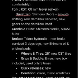 Велосипед кросс кантри - фото 4