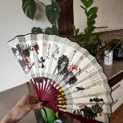 Складной блестящий веер - фото 2