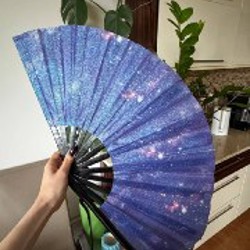 Складной блестящий веер - фото 3