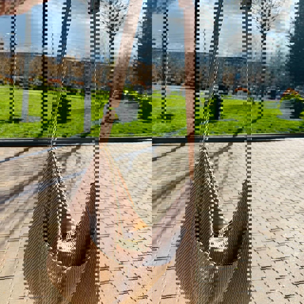 Сумка бежевая