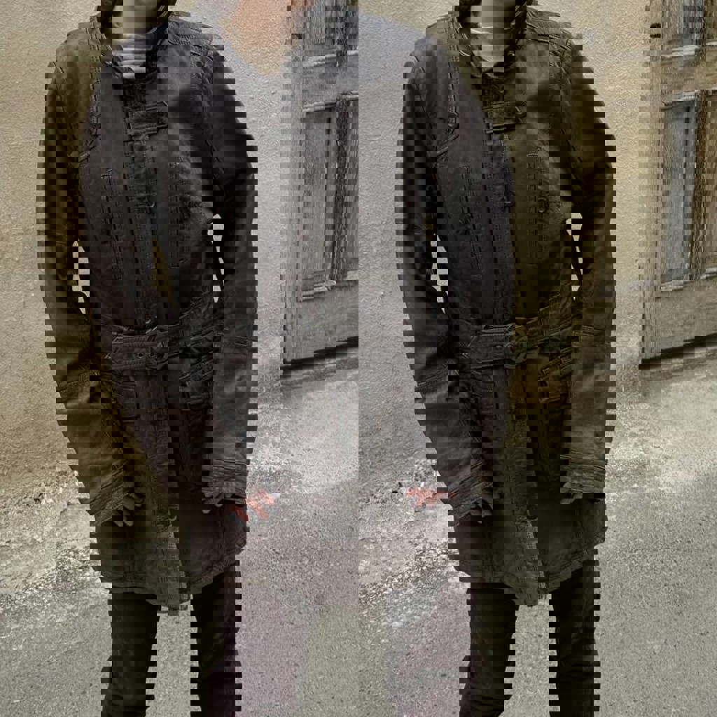 Кожаные сапоги