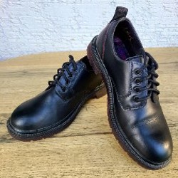 Кожанные женские полуботинки - фото 4