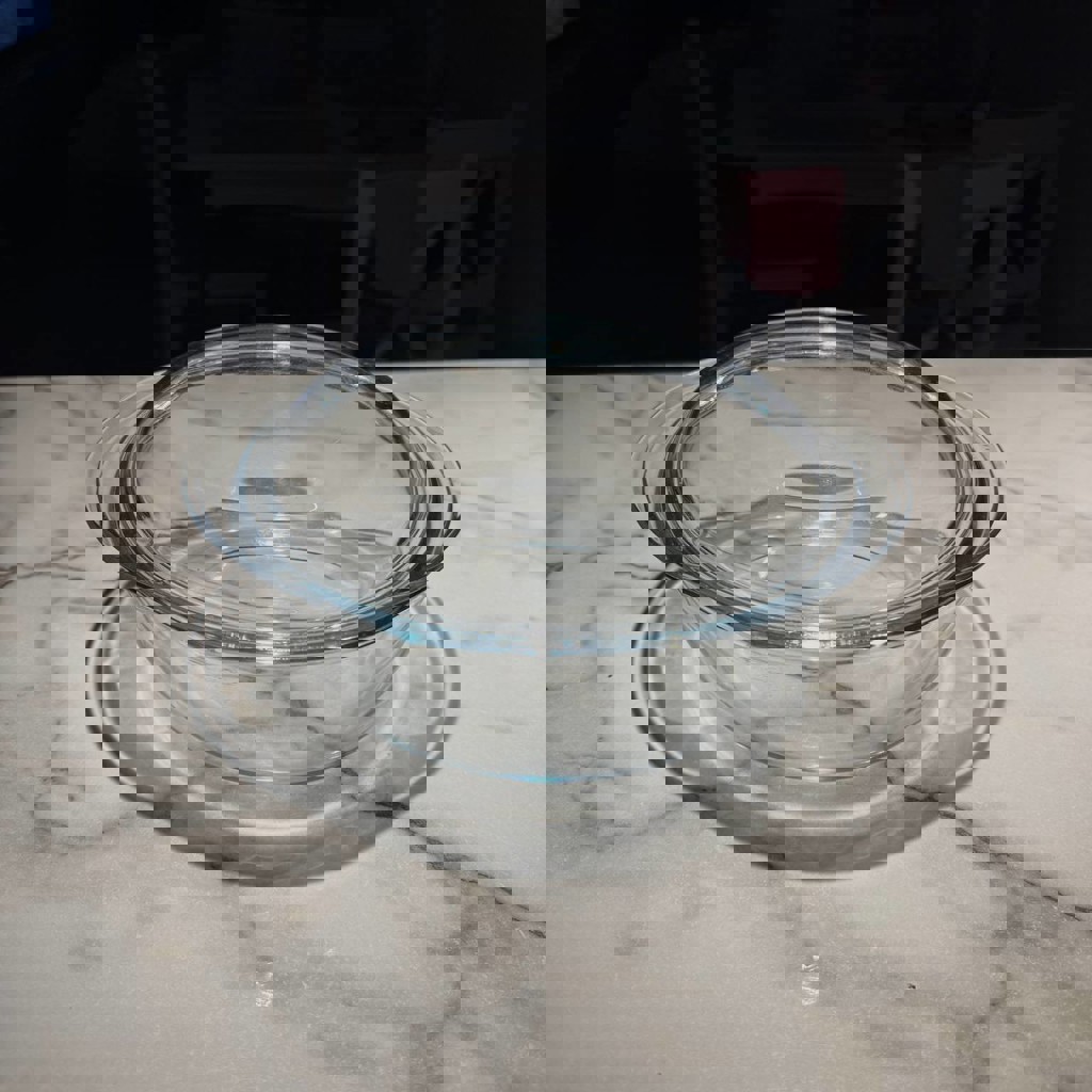 Стеклянная форма с крышкой для запекания