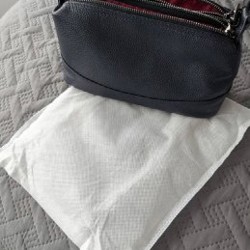 Сумка бордовая из натуральной кожи - фото 3