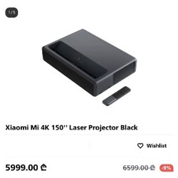 4K Лазерный проектор Xiaomi Mi 4K Laser Projector 150' - фото 2