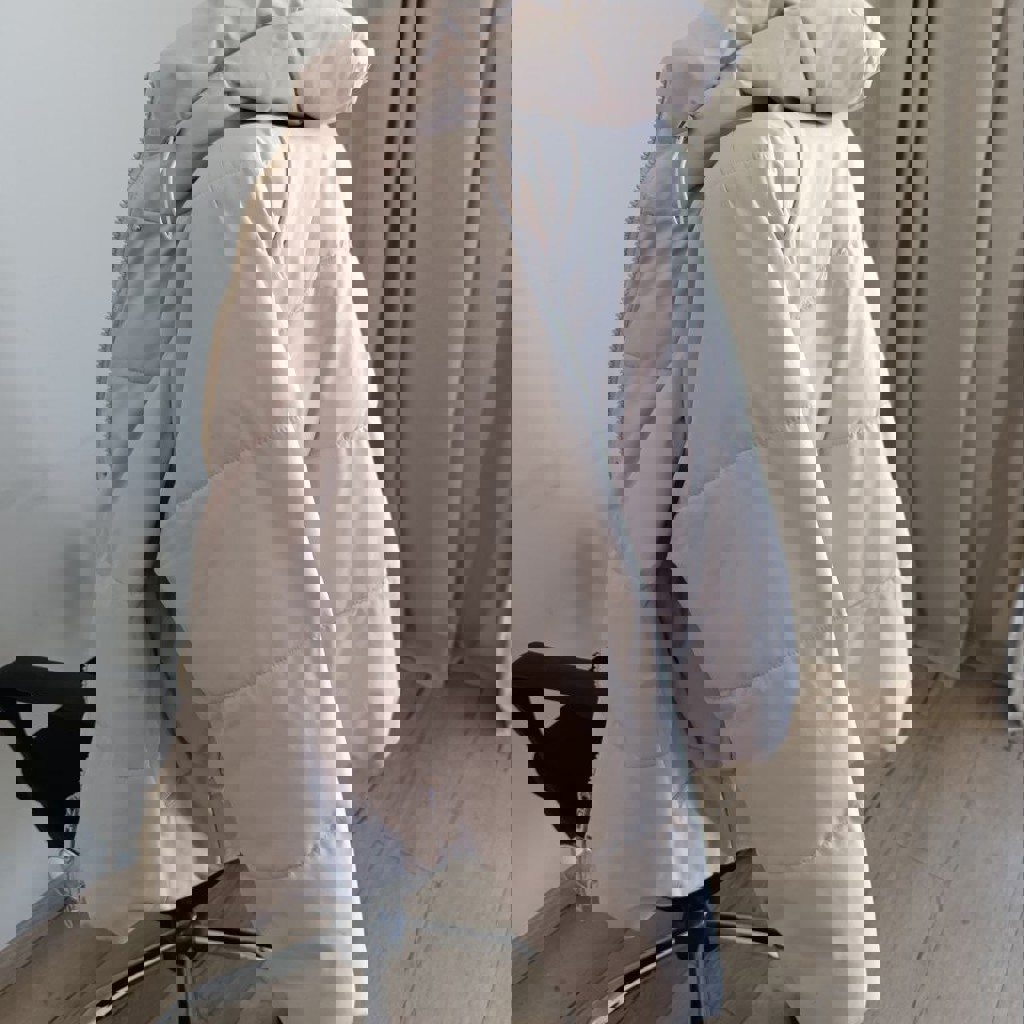 Куртка пуховая белая