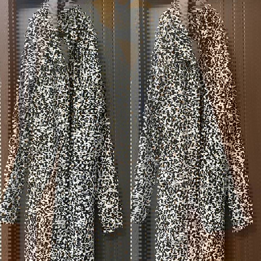 Плащ женский леопардовый