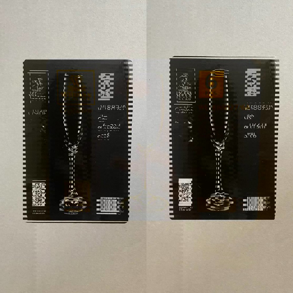 Бокалы для шампанского Wilmax Crystalline