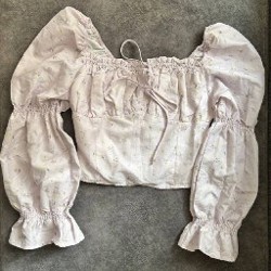 Блузка с цветочным принтом - фото 2