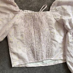 Блузка с цветочным принтом - фото 3