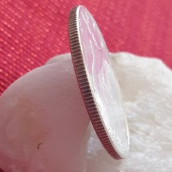 Серебряный артефакт 50 центов Кеннеди 1964 года - фото 4