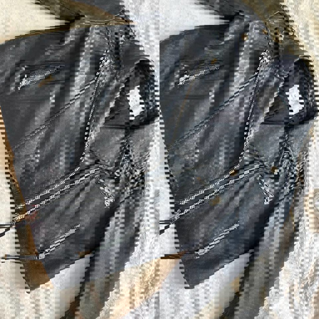 Косуха из натуральной кожи