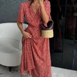 Платье миди - фото 4