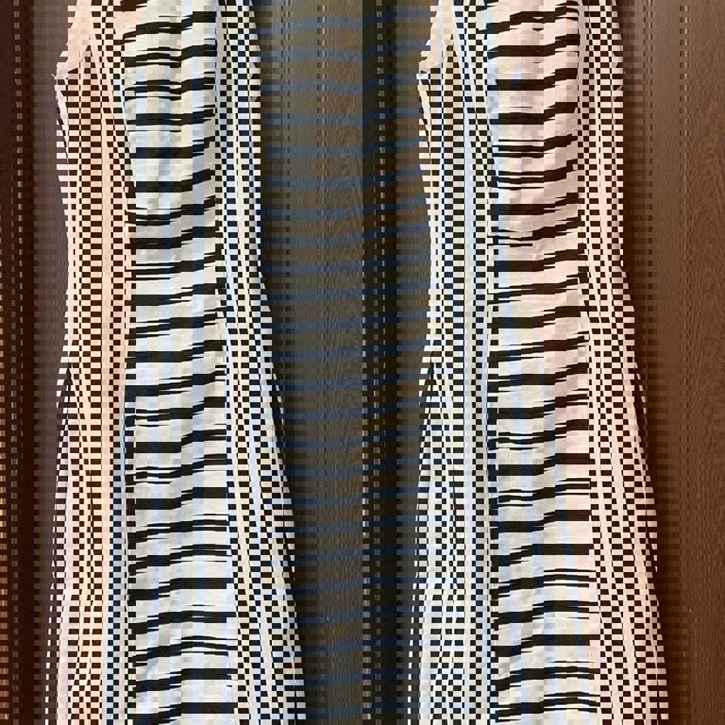 Платье летнее в полоску морское H&M