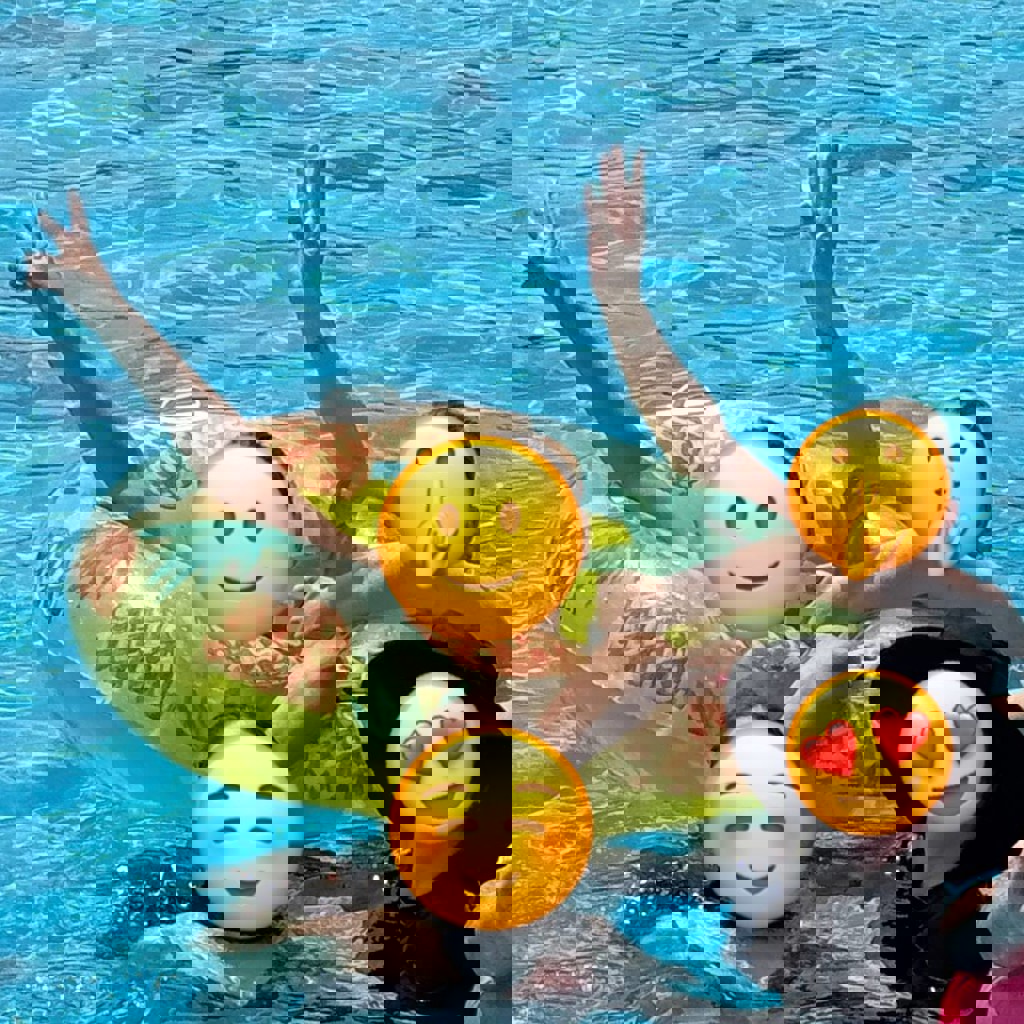 Пляжный зонт с наклоном синий